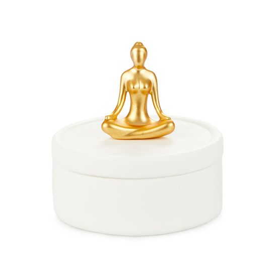 Balvi Dóza na šperky Yoga 27542, porcelán, v.10,9 cm