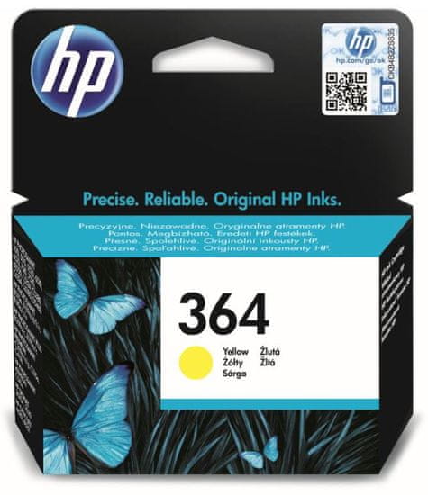 HP 364 žlutá - originální náplň (CB320EE)