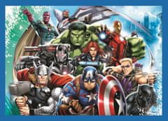 Trefl Puzzle Stateční Avengers 4v1 (35,48,54,70 dílků)