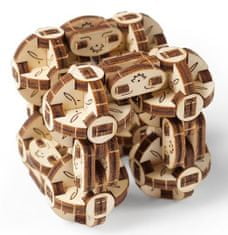 UGEARS 3D dřevěné puzzle Flexi-kubus 144 dílků