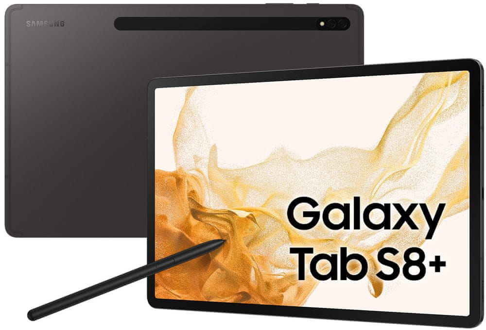 Levně Samsung Galaxy Tab S8+, 8GB/128GB, 5G, Dark Gray (SM-X806BZAAEUE)