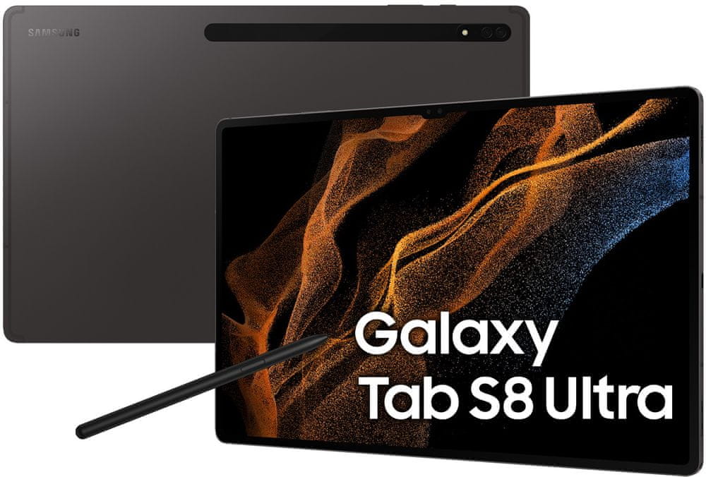 Levně Samsung Galaxy Tab S8 Ultra, 12GB/256GB, 5G, Dark Grey (SM-X906BZAEEUE)