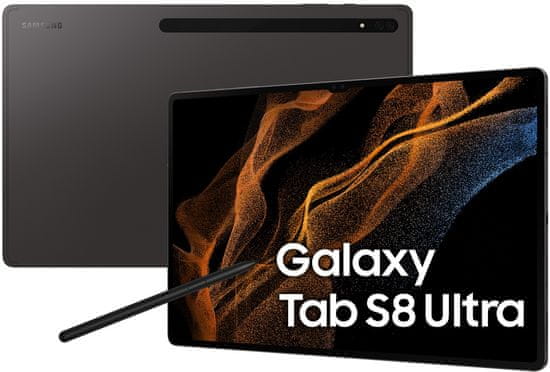 Samsung Galaxy Tab S8 Ultra, 8GB/128GB, 5G, Dark Grey (SM-X906BZAAEUE)