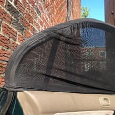 Netscroll 2x sluneční clona na automobilové okno, ochrana automobilových oken před sluncem a horkem, jednoduchá a rychlá instalace, univerzální velikost, AutoShade