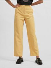 VILA Žluté kalhoty VILA Britt M