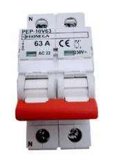 Bonega Vypínač modulární instalační 63A 1P+N s odpínáním nulového vodiče 05-201N63001 PEP 10V63 