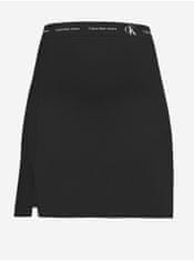 Calvin Klein Černá dámská krátká sukně s rozparkem Calvin Klein Jeans XS