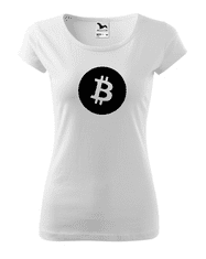 Fenomeno Dámské tričko Bitcoin - bílé Velikost: XL