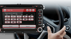 Junsun 2din Autorádio pro Seat Toledo 2004-2009 a Altea XL 2004-2015 s GPS navigací, USB, WIFI, rádio navigace Volkswagen, Skoda, Seat