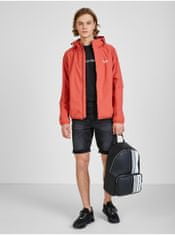 Calvin Klein Červená pánská vzorovaná lehká bunda s kapucí Calvin Klein Jeans L