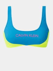 Calvin Klein Žluto-modrý horní díl plavek Calvin Klein Underwear XS