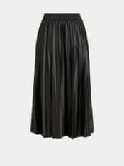 VILA Černá plisovaná midi sukně VILA-Nitban XS