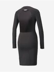 Puma Černé dámské pouzdrové šaty s odhalenými zády Puma Crystal G. M
