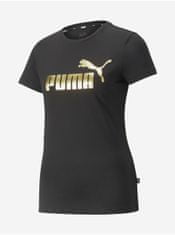 Puma Černé dámské tričko s potiskem Puma S