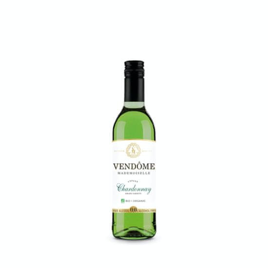 Vendôme Mademoiselle Chardonnay 0,375L - Nealkoholické bílé tiché víno 0,0% alk.