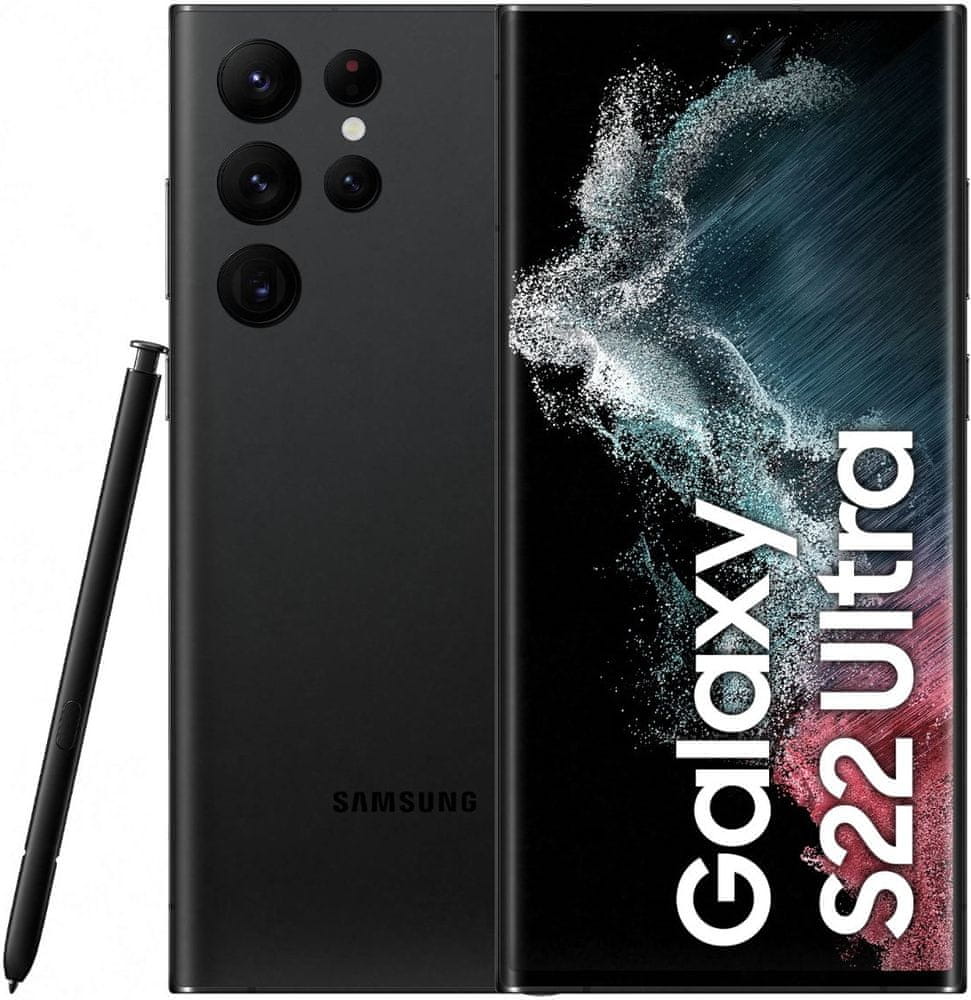 Samsung Galaxy S22 Ultra, 8GB/128GB, Phantom Black - zánovní
