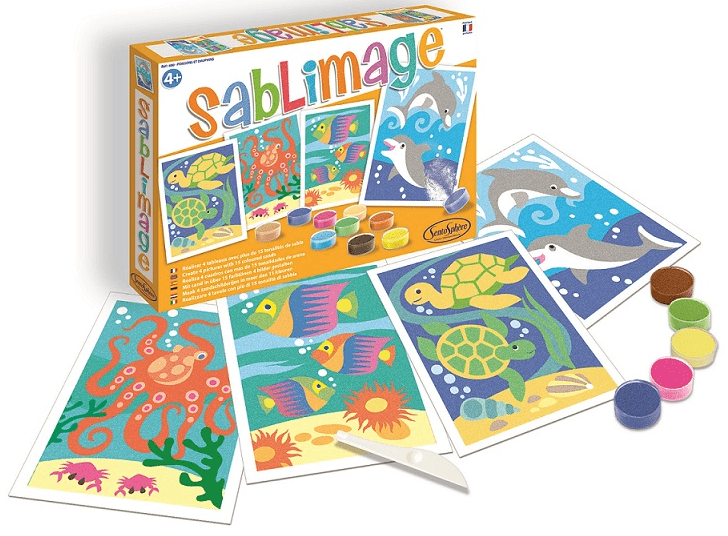 Sentosphére Sablimage: Pískové obrázky - Ryby a delfíni