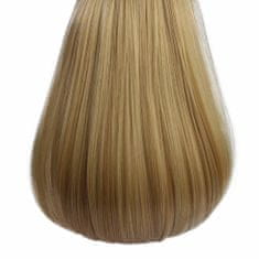 Vipbejba Syntetické clip-in vlasy na 3 pásech, rovné, barva medová blond s blond hroty F23