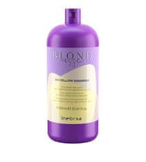 Inebrya BLONDesse No-yellow shampoo 1000ml šampon pro blond, šedivé a melírované vlasy