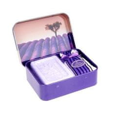 Esprit Provence Levandule 60g Marseillské mýdlo v plechu a pytlík s levandulí Strom v poli