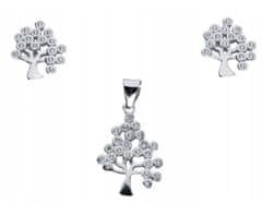 Lovrin Sada šperků ze stříbra Strom štěstí 925