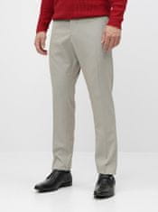 Selected Homme Béžové oblekové slim fit kalhoty Selected Homme Maze Saint 46