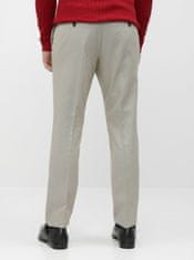 Selected Homme Béžové oblekové slim fit kalhoty Selected Homme Maze Saint 46