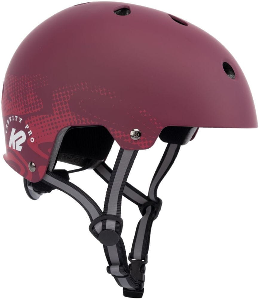 Levně K2 In-line a cyklistická helma VARSITY PRO HELMET červená L