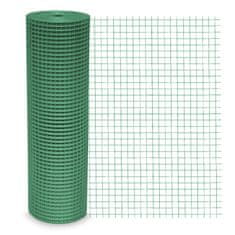 CZECHOBAL, s.r.o. Chovatelské pletivo PVC zelená šíře oka 13mm, síla 0,9mm, výška 0,5m, délka 5m