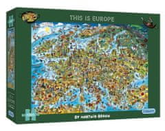 Gibsons Puzzle To je Evropa 1000 dílků