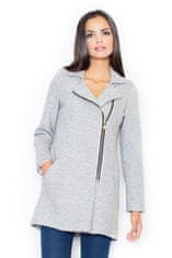 Dámský kabát crombie coat Massod M405 šedá L