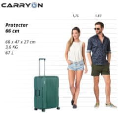 CARRY ON Střední kufr Protector Green