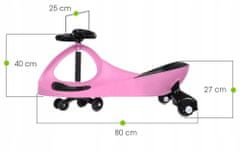 Severno Balanční vozítko pro děti Balance Car růžový