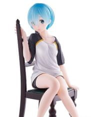 BANPRESTO Re: Zero Starting Life in Another World PVC figurka T-Shirt Rem Relax Time Ver. 20 cm