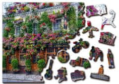 Wooden city Dřevěné puzzle Londýnská hospoda 2v1, 300 dílků EKO