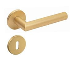 Ronda KRD O M G00 zlatá mat - klika ke dveřím - pro pokojový klíč