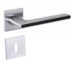 Infinity Line Ferrara KFRA S M700/B00 chrom mat/černá - klika ke dveřím - pro pokojový klíč