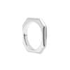 Elegantní rhodiovaný prsten SIGNATURE LINK Silver AN02-378 (Obvod 54 mm)