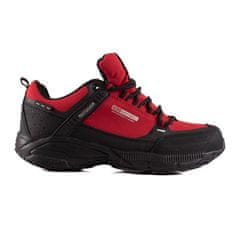 Amiatex Exkluzívní trekingové boty dámské červené bez podpatku, odstíny červené, 41