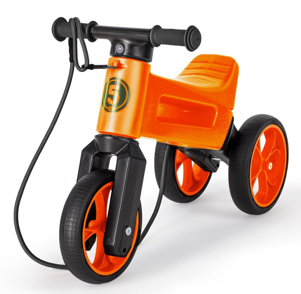 Funny Wheels Odrážedlo Rider SuperSport 2v1 oranžové
