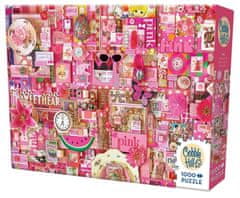 Cobble Hill Puzzle Barvy duhy: Růžová 1000 dílků