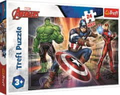 Trefl Puzzle Ve světě Avengers MAXI 24 dílků