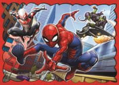 Trefl Puzzle Hrdinný Spiderman 4v1 (35,48,54,70 dílků)