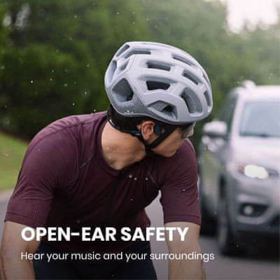 sportovní sluchátka před uši aftershokz opnrun Bluetooth ip67 skvělý zvuk dynamické basy mikrofon handsfree funkce výdrž 8 h na nabití 