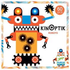Djeco Magnetické puzzle Kinoptik Roboti