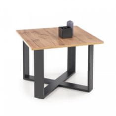 ATAN Konferenční stolek CROSS - dub wotan/černá