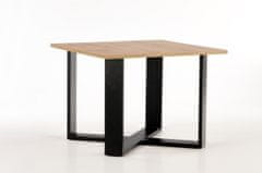 ATAN Konferenční stolek CROSS - dub wotan/černá