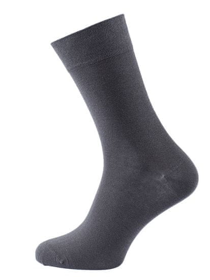Zapana Pánské jednobarevné ponožky Ruben tmavě zelené