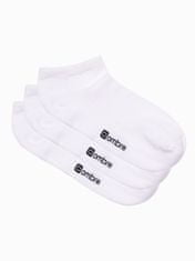 OMBRE Ombre Pánské ponožky U154 - bílá, balení tří kusů - one size