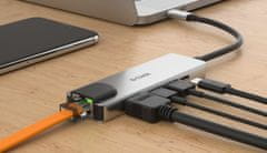 D-Link USB-C Hub 5v1, HDMI/Ethernet, PD